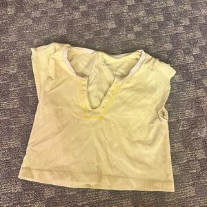 Urban Outfitters Yellow Crop Top